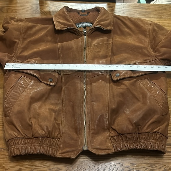VINTAGE Members Only Leather Jacket Mens 42 Suede Bomber Quilt Lined 90s * - Picture 10 of 10